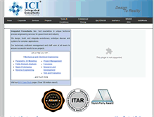 Tablet Screenshot of integratedconsultants.com
